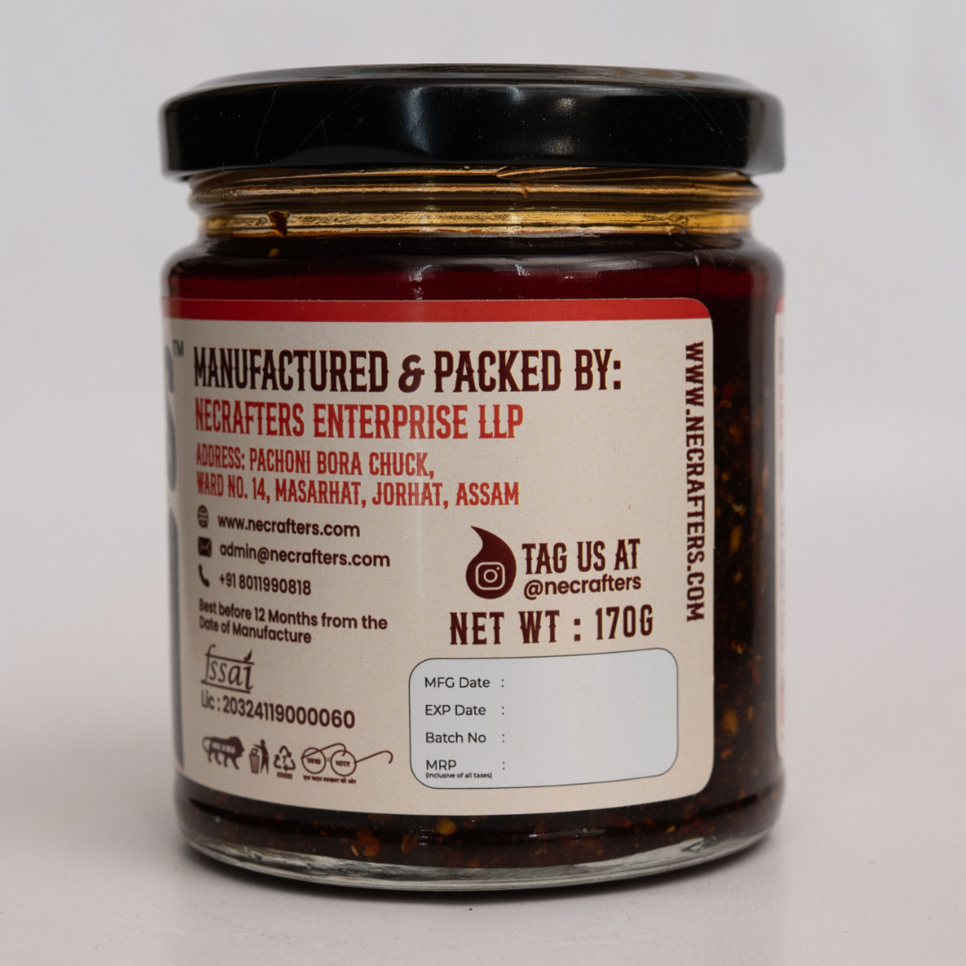 Bhut Jolokia Chilli Oil – Knockout (170g)