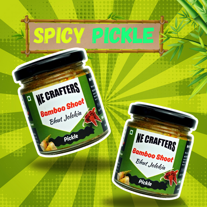 Bamboo Shoot with Bhut Jolokia Pickles