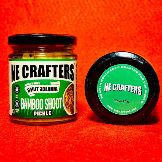 Bamboo Shoot with Bhut Jolokia Pickles (170g)
