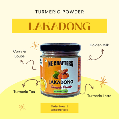 Lakadong Turmeric Powder 180 g
