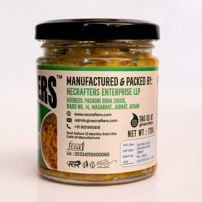 Bamboo Shoot with Bhut Jolokia Pickles (170g)