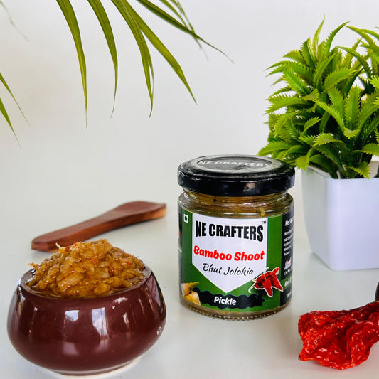 Bamboo Shoot with Bhut Jolokia Pickles